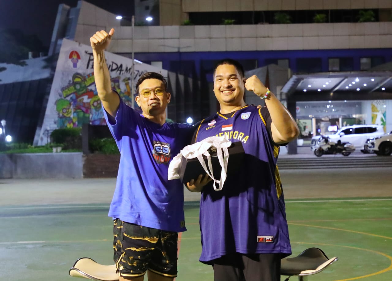 Denny Sumargo Berterima Kasih Menpora Dito Sudah Mengundang Bermain Basket di Kemenpora
