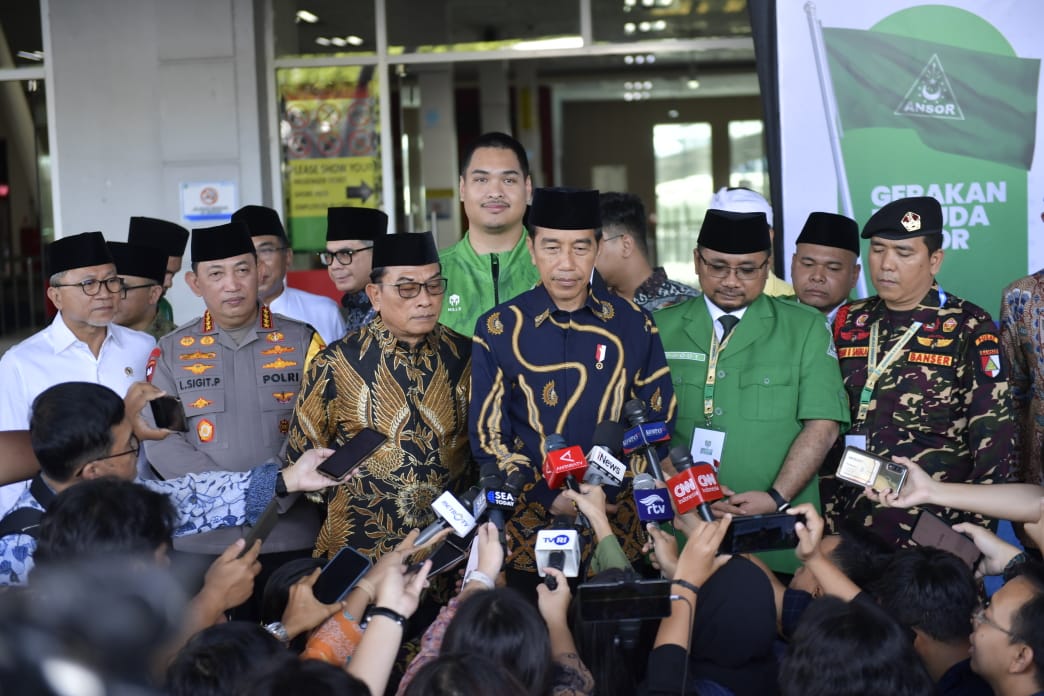 Menpora Dito Dampingi Presiden Jokowi di Acara Kongres XVI PP GP Ansor