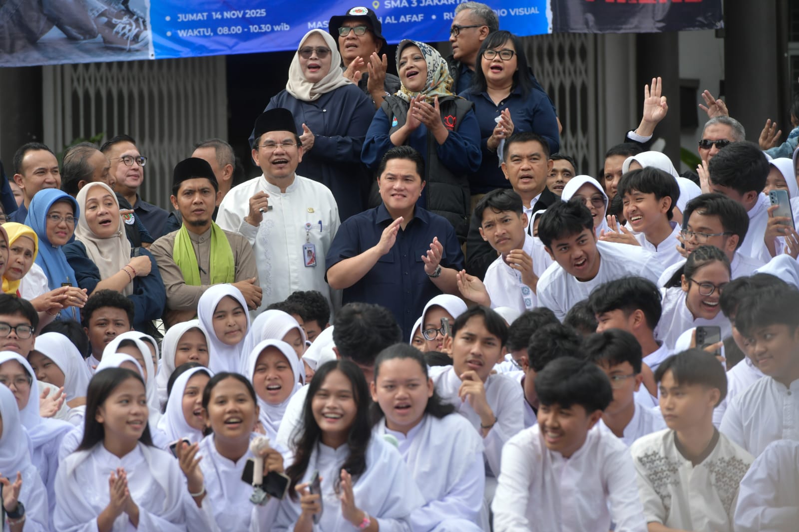 Erick Thohir Serukan Anti-Bullying dan Penguatan Karakter di SMAN 3 Jakarta